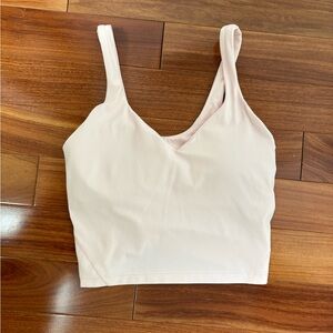 Lululemon Athletica Soft Pink V-Neck Tank